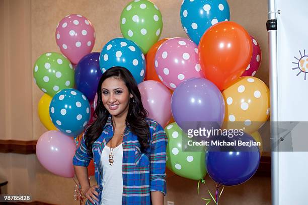 Actresses Francia Raisa attends the 3rd Annual Girl Prep Conference at Hollywood Renaissance Hotel on May 1, 2010 in Hollywood, California.