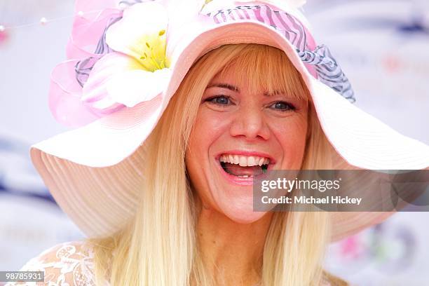 Jennifer Elise Cox attends the 136th Kentucky Derby on May 1, 2010 in Louisville, Kentucky.