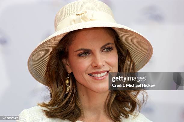 Natalie Morales attends the 136th Kentucky Derby on May 1, 2010 in Louisville, Kentucky.