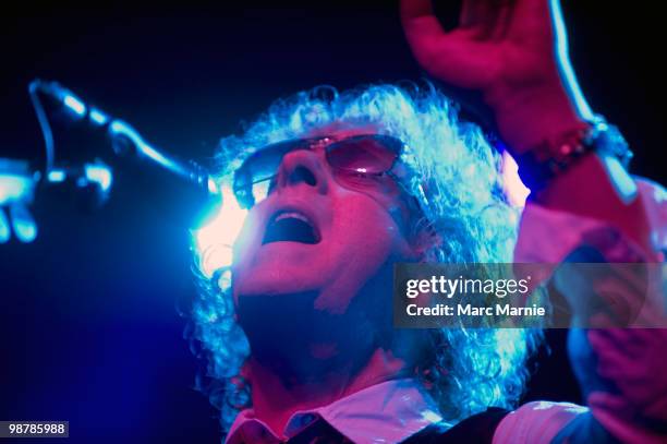 Ian Hunter performs on stage at HMV Picture House on May 1, 2010 in Edinburgh, Scotland.