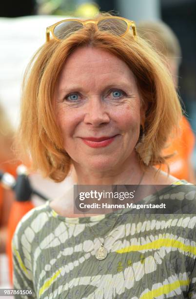 Actress Marion Kracht attends the 'Sommerfest der Agenturen' during Munich Film Festival 2018 at Hugo's on June 30, 2018 in Munich, Germany.