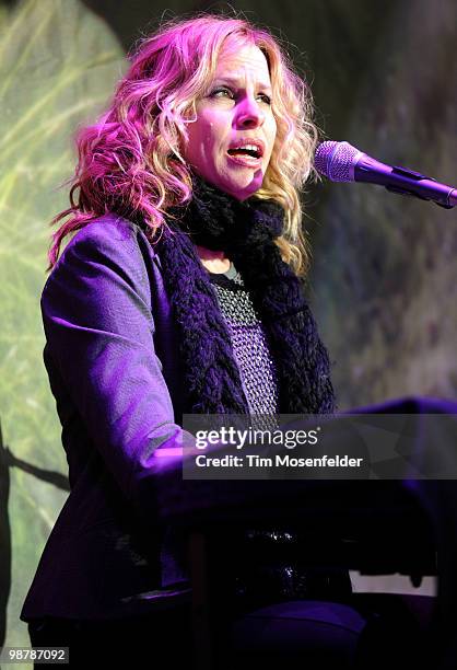 Vonda Shepard performs at Sleep Train Pavilion on April 30, 2010 in Concord, California.