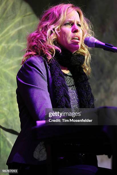 Vonda Shepard performs at Sleep Train Pavilion on April 30, 2010 in Concord, California.