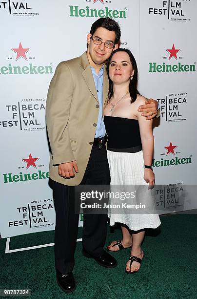 David Martinez and Monica Walters attend the Heineken Awards Party during the 2010 Tribeca Film Festival at the Altman Building on May 1, 2010 in New...