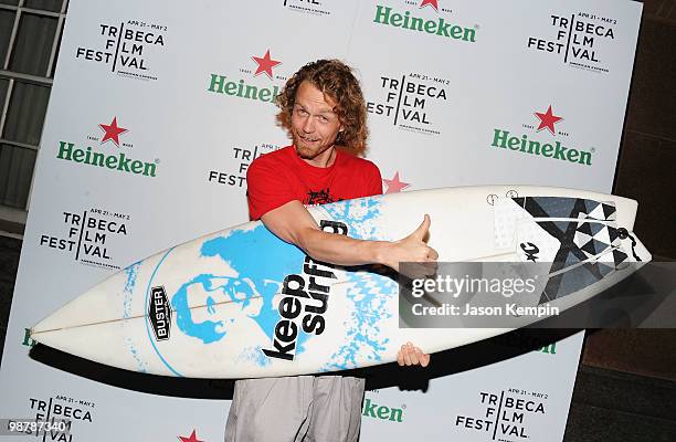 Filmmaker Bjorn Richie Lob attends the Heineken Awards Party during the 2010 Tribeca Film Festival at the Altman Building on May 1, 2010 in New York...