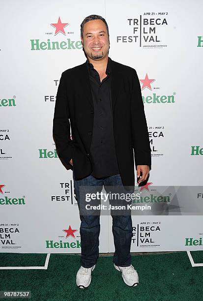 Comedian Ahmed Ahmed attends the Heineken Awards Party during the 2010 Tribeca Film Festival at the Altman Building on May 1, 2010 in New York City.