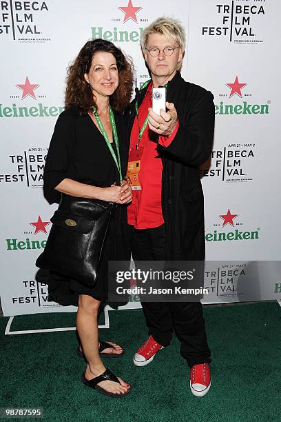 Sara Sheehan and director Bobby Sheehan attend the Heineken Awards Party during the 2010 Tribeca Film Festival at the Altman Building on May 1, 2010...