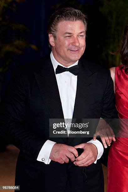 Actor Alec Baldwin arrives for the White House Correspondents' Association dinner in Washington, D.C., U.S., on Saturday, May 1, 2010. The dinner...