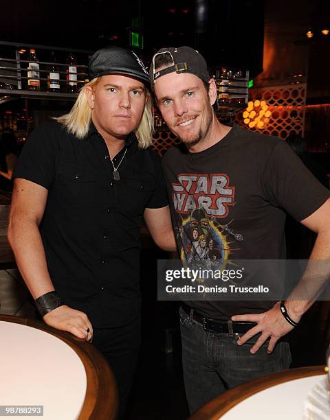 Ken Dillon and Kevin Dillon attend Johnny Smalls at Hard Rock Hotel and Casino on May 1, 2010 in Las Vegas, Nevada.