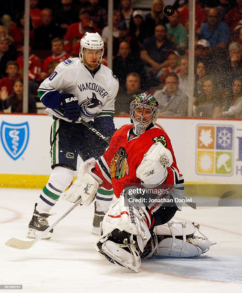 Vancouver Canucks v Chicago Blackhawks - Game One
