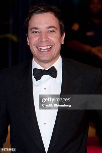 Actor Jimmy Fallon arrives for the White House Correspondents' Association dinner in Washington, D.C., U.S., on Saturday, May 1, 2010. The dinner...