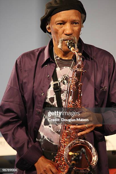 Charles Neville performs at the 2010 New Orleans Jazz & Heritage Festival Presented By Shell, at the Fair Grounds Race Course on April 30, 2010 in...