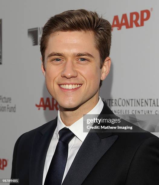 Actor Aaron Tveit arrives at the 5th Annual "A Fine Romance" at 20th Century Fox on May 1, 2010 in Los Angeles, California.