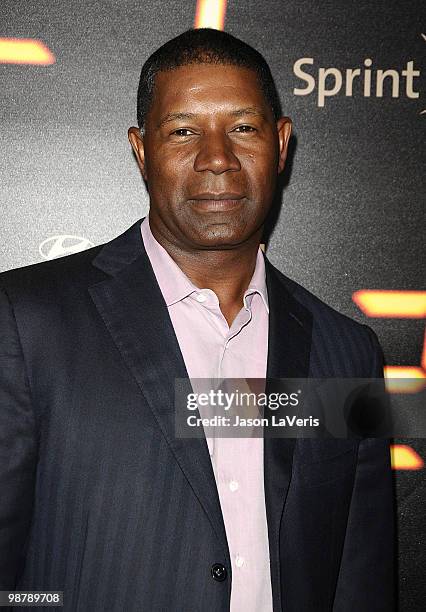 Actor Dennis Haysbert attends the "24" series finale party at Boulevard3 on April 30, 2010 in Hollywood, California.