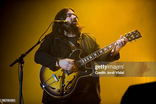 Romeo Stodart of The Magic Numbers performs during day two of Estrella SOS Levante Festival on May 1, 2010 in Murcia, Spain.
