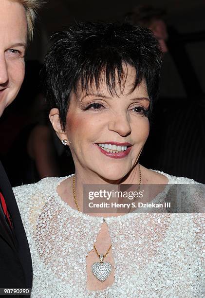 Singer/Actress Liza Minnelli attends PFLAG's 2nd Annual Straight for Equality Awards Gala at the Marriot Marquis on May 1, 2010 in New York City.