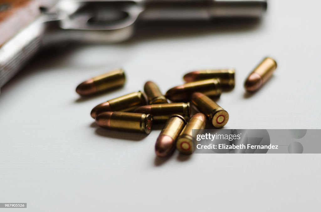 Gun and bullets