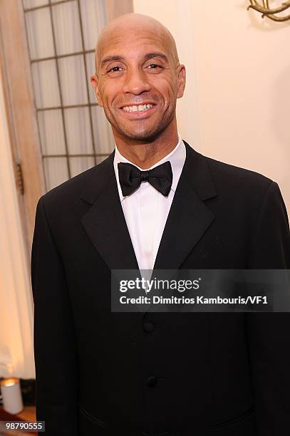 Washington DC Mayor Adrian M. Fenty attends the Bloomberg/Vanity Fair party following the 2010 White House Correspondents' Association Dinner at the...