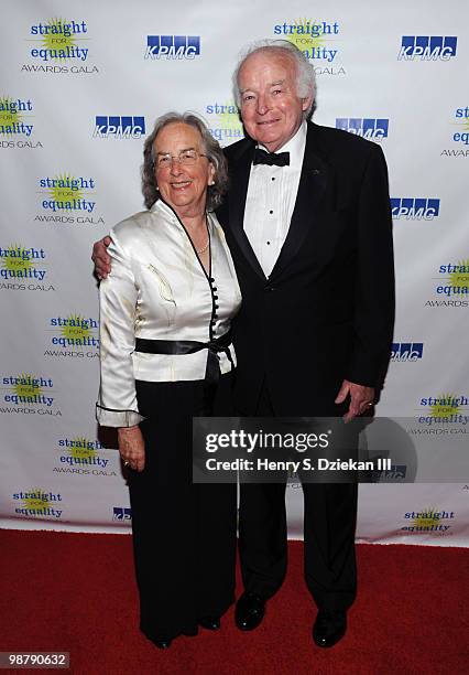 Julia Thoron and Former PFLAG National President Sam Thoron attend PFLAG's 2nd Annual Straight for Equality Awards Gala at the Marriot Marquis on May...