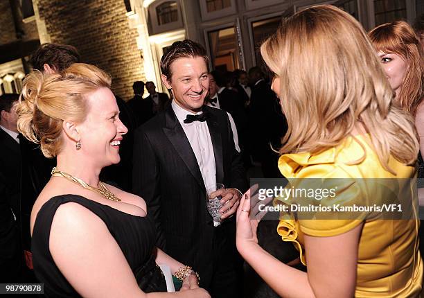 Patricia Arquette, Jeremy Renner and Jessica Simpson attend the Bloomberg/Vanity Fair party following the 2010 White House Correspondents'...