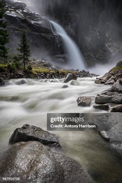 krimml falls - harrison wood stock pictures, royalty-free photos & images