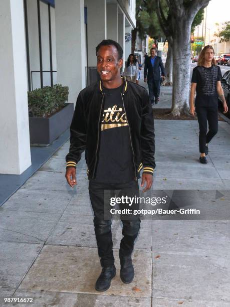 Shaka Smith is seen on June 29, 2018 in Los Angeles, California.