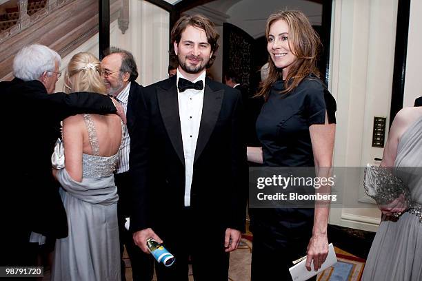 Director Kathryn Bigelow, right, and writer Mark Boal attend the Bloomberg Vanity Fair White House Correspondents' Association dinner afterparty in...
