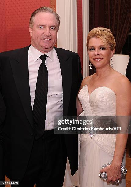 Sean Tuohy and Leigh Anne Tuohy attend the Bloomberg/Vanity Fair party following the 2010 White House Correspondents' Association Dinner at the...