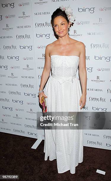 Ashley Judd arrives to Jason Binn's Niche Media's WHCAD after party with Bing at the Renaissance Washington D.C. Hotel on May 2, 2010 in Washington...