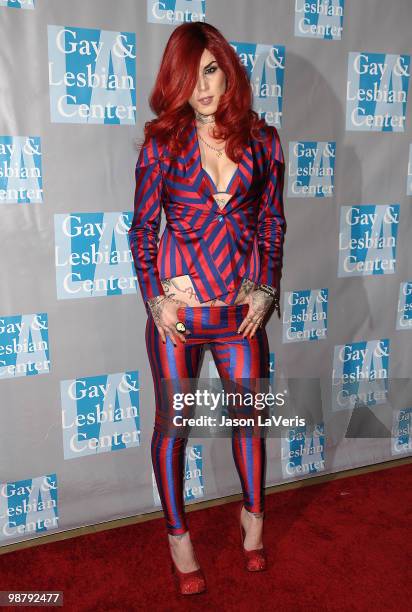 Kat Von D attends the L.A. Gay & Lesbian Center's "An Evening With Women" at The Beverly Hilton Hotel on May 1, 2010 in Beverly Hills, California.