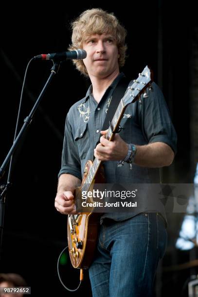 Matthew Caws of Nada Surf performs during day two of Estrella SOS Levante Festival on May 1, 2010 in Murcia, Spain.