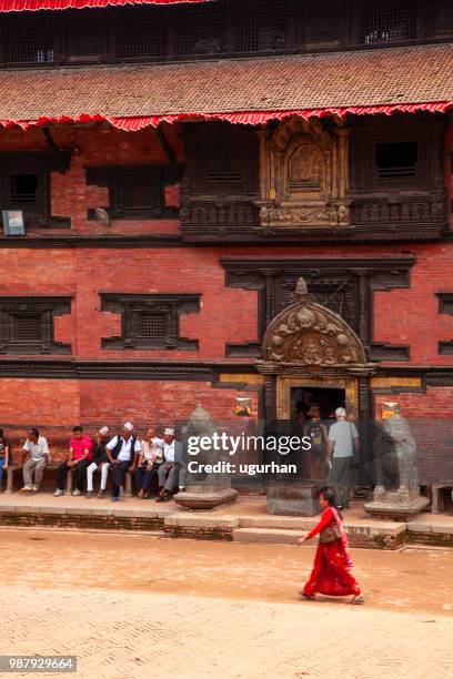 durbar squar in kathmandu, nepal. - piazza durbar kathmandu stock pictures, royalty-free photos & images