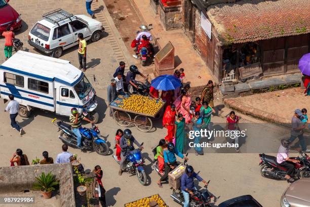 durbar squar in kathmandu, nepal. - piazza durbar kathmandu stock pictures, royalty-free photos & images