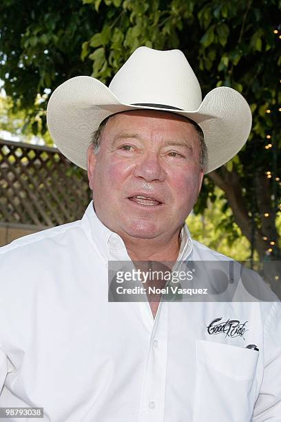 William Shatner attends the 20th annual William Shatner's Priceline.com Hollywood charity horse show at The Los Angeles Equestrian Center on May 1,...
