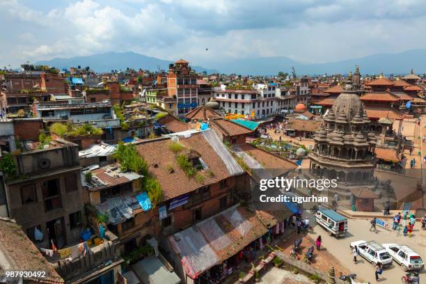 durbar man in kathmandu, nepal. - piazza durbar kathmandu stock-fotos und bilder