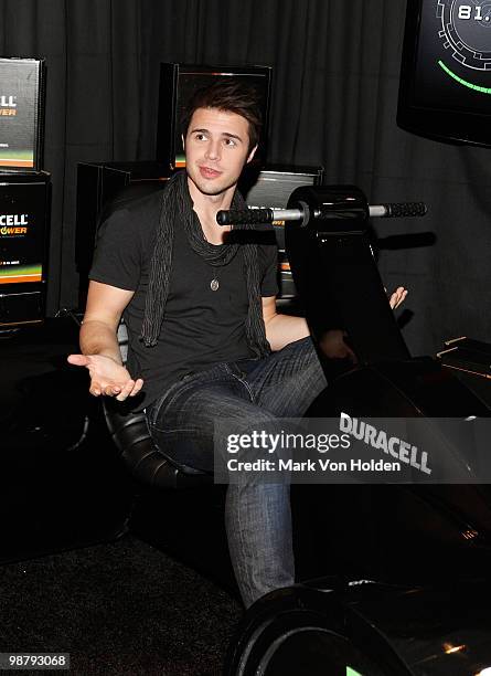 Musician Kris Allen attends the Z100's Jingle Ball 2009 - Official H&M Artist Gift Lounge Produced by On 3 Productions at Madison Square Garden on...