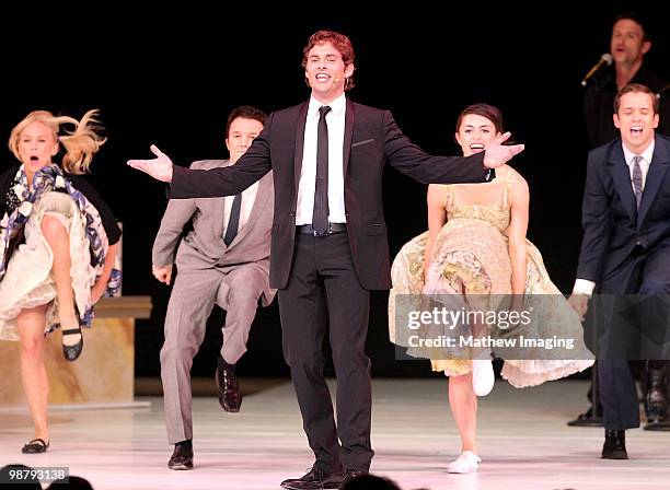 Actor James Marsden performs at the 5th Annual "A Fine Romance" at 20th Century Fox on May 1, 2010 in Los Angeles, California.