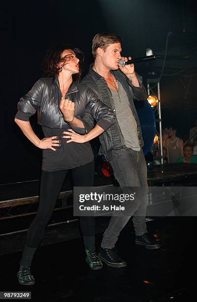 Lee Ryan performs G-A-Y Heaven at Heaven on May 1, 2010 in London, England.