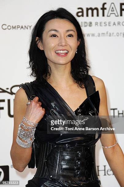 Maggie Cheung at amfAR's Cinema Against AIDS event, presented by Bold Films, the Mï¿½Aï¿½C AIDS Fund and The Weinstein Company to benefit amfAR