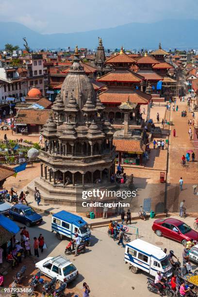 durbar squar in kathmandu, nepal. - piazza durbar kathmandu stock pictures, royalty-free photos & images