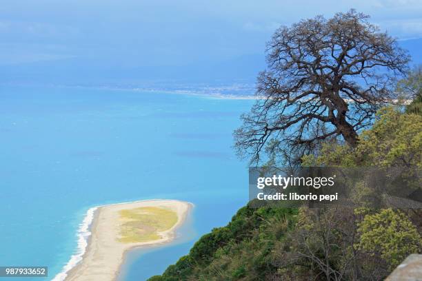 coast of tindari - liborio pepi 個照片及圖片檔