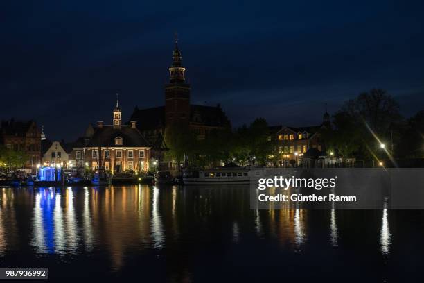 die waage in leer ostfriesland - leer stock pictures, royalty-free photos & images