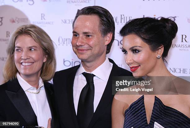 Greta van Susteren, Jason Binn and Kim Kardashian attend the White House Correspondents' Association dinner after party hosted by Niche Media and...
