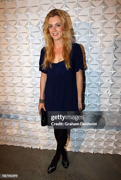 Gracie Otto attends the M.A.C Celebrates 15 Years Of Rosemount Australian Fashion Week dinner at Luxe Studios on May 2, 2010 in Sydney, Australia.