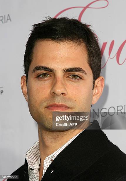 Actor Adrian Bellani arrives at the Eva Longoria Parker fragrance launch party for "Eva" held at Beso, in Hollywood, California on April 27, 2010....