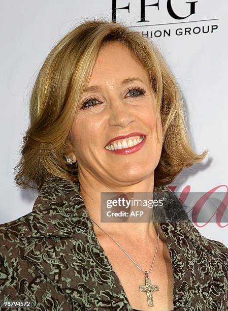 Actress Felicity Huffman arrives at the Eva Longoria Parker fragrance launch party for "Eva" held at Beso, in Hollywood, California on April 27,...