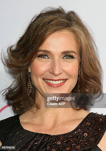 Actress Brenda Strong arrives at the Eva Longoria Parker fragrance launch party for "Eva" held at Beso, in Hollywood, California on April 27, 2010....