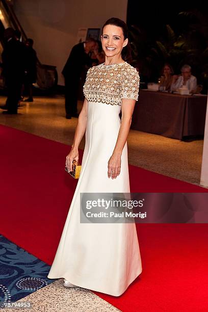 Kristin Davis arrives at the 2010 White House Correspondents' Association Dinner at the Washington Hilton on May 1, 2010 in Washington, DC.