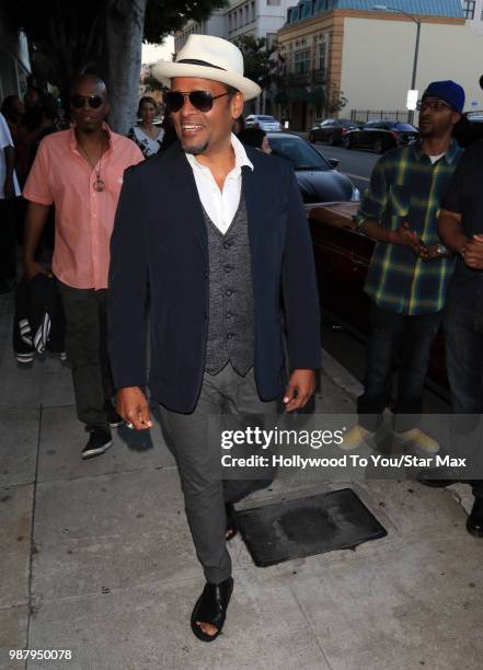 Mario Van Peebles is seen on June 29, 2018 in Los Angeles, California.