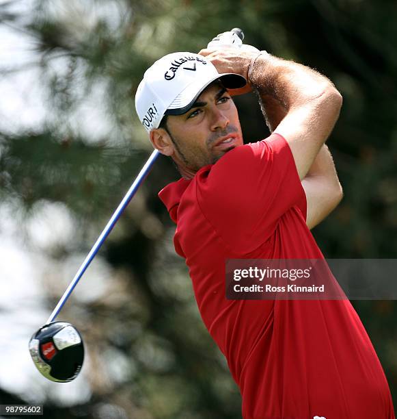 Alvaro Quiros of Spain during the final round of the Open de Espana at the Real Club de Golf de Seville on May 2, 2010 in Seville, Spain.